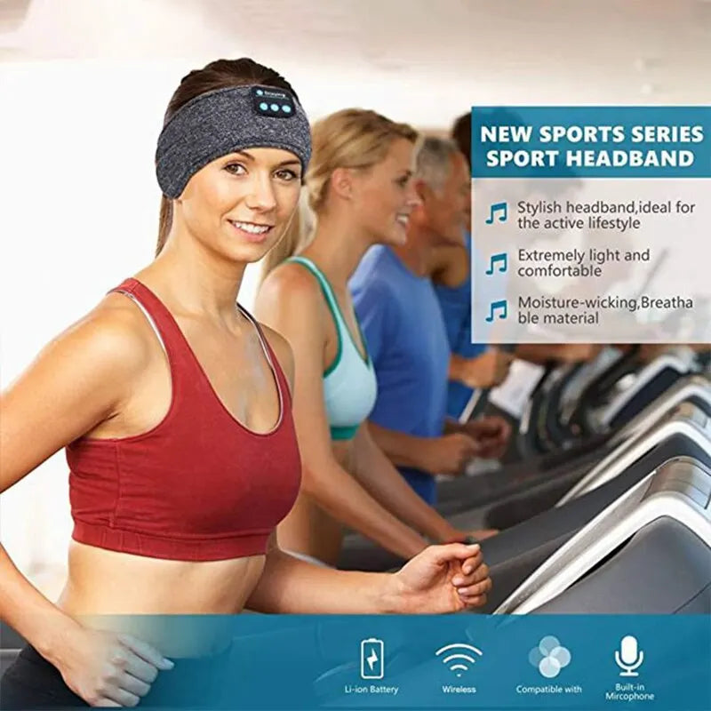 Headband Elastic Bluetooth Wireless Headphones